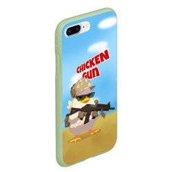 Чехол для iPhone 7Plus/8 Plus матовый Цыпленок - Чикен Ган - фото 2