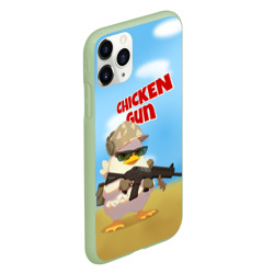 Чехол для iPhone 11 Pro матовый Цыпленок - Чикен Ган - фото 2