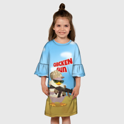 Детское платье 3D Цыпленок - Чикен Ган - фото 2