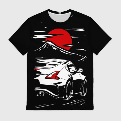 Мужская футболка 3D Nissan 370Z