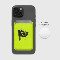 Картхолдер Magsafe магнитный Fresh lime - фото 2