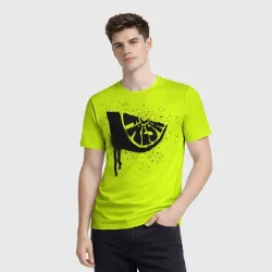 Мужская футболка 3D Fresh lime - фото 2