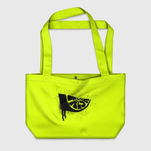 Пляжная сумка 3D Fresh lime