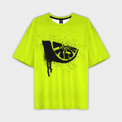 Мужская футболка oversize 3D Fresh lime