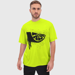 Мужская футболка oversize 3D Fresh lime - фото 2