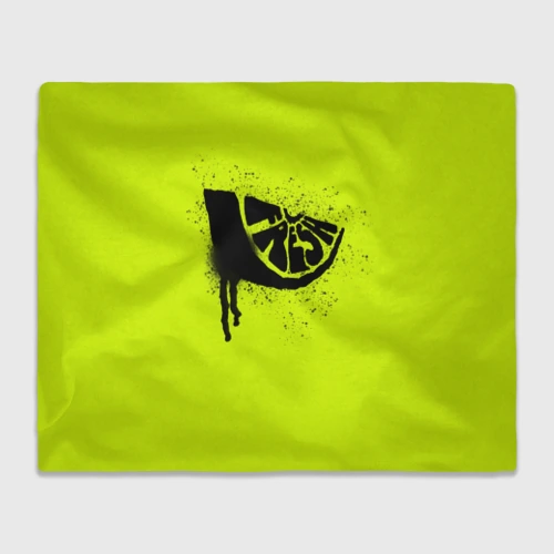 Плед 3D Fresh lime