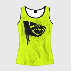 Женская майка 3D Fresh lime