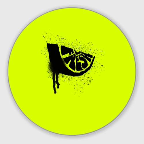Круглый коврик для мышки Fresh lime