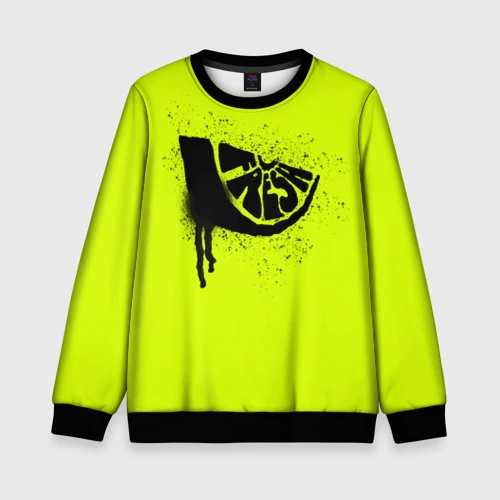 Детский свитшот 3D Fresh lime