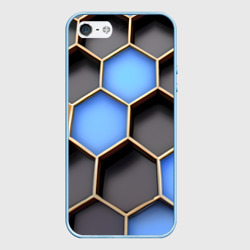 Чехол для iPhone 5/5S матовый Гексагон