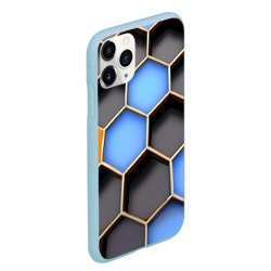 Чехол для iPhone 11 Pro Max матовый Гексагон - фото 2