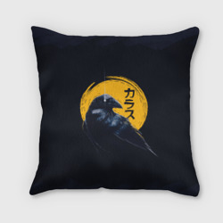 Подушка 3D Raven and moon