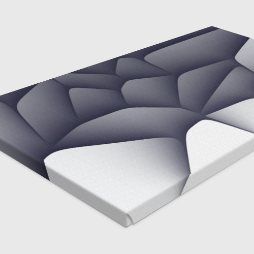 Холст прямоугольный Паттерн из гладких камней, цвет 3D печать - фото 4