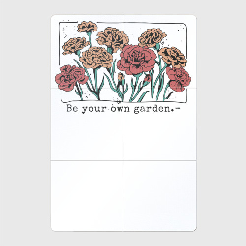 Магнитный плакат 2Х3 Be your own garden