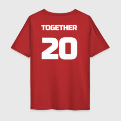 Мужская футболка хлопок Oversize Together since 20ХХ: редактируемая пара для 3420621