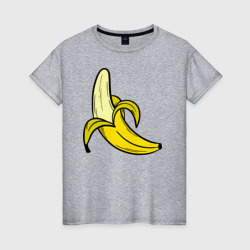Женская футболка хлопок Спелый банан