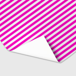 Бумага для упаковки 3D Ярко-розовые полосы - фото 2