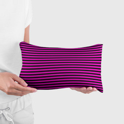 Подушка 3D антистресс Черно-розовые Эмо полосы - фото 2