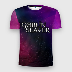 Мужская футболка 3D Slim Goblin Slayer gradient space