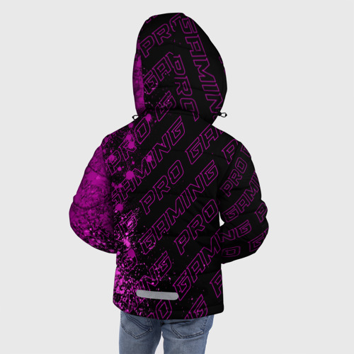 Зимняя куртка для мальчиков 3D Mafia pro gaming: по-вертикали, цвет черный - фото 4