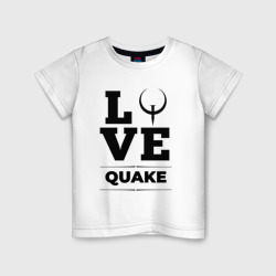 Детская футболка хлопок Quake love classic