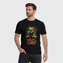 Мужская футболка хлопок Пикачу Рок'n'roll - фото 2