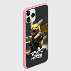 Чехол для iPhone 11 Pro Max матовый Пикачу Рок n roll - фото 2