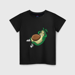 Детская футболка хлопок Авокадо и  пресс зож