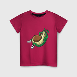 Детская футболка хлопок Авокадо и  пресс зож