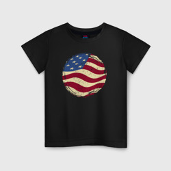 Детская футболка хлопок Flag USA