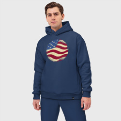 Мужской костюм oversize хлопок Flag USA - фото 2