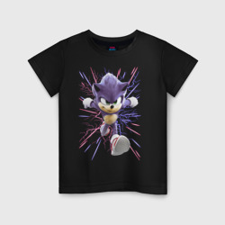 Детская футболка хлопок Sonic is running