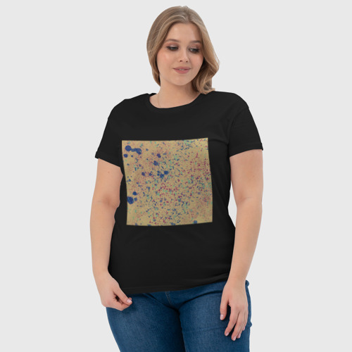 Женская футболка хлопок с принтом Песочное печенье, фото #4