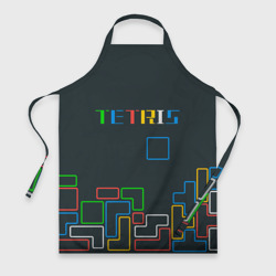 Фартук 3D Tetris neon