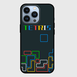 Чехол для iPhone 13 Pro Tetris neon