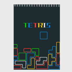 Скетчбук Tetris neon
