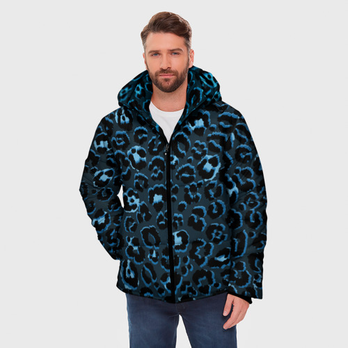 Мужская зимняя куртка 3D Лунный Леопард, цвет светло-серый - фото 3