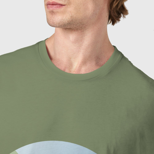 Мужская футболка хлопок Пермь, цвет авокадо - фото 6