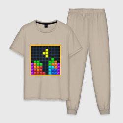 Мужская пижама хлопок Tetris