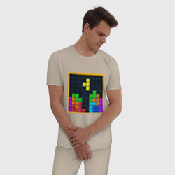 Мужская пижама хлопок Tetris - фото 2