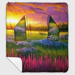 Плед с рукавами Летний закат