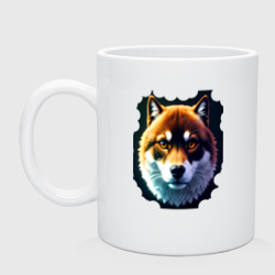 Кружка керамическая Shiba пёсель