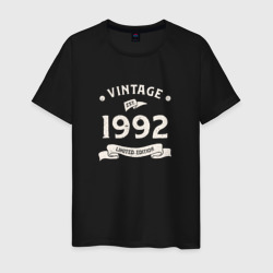 Мужская футболка хлопок Винтаж 1992 ограниченный выпуск