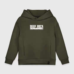 Детское худи Oversize хлопок Deep Rock Galactic logotype