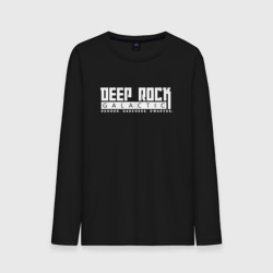 Мужской лонгслив хлопок Deep Rock Galactic logotype