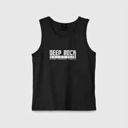 Детская майка хлопок Deep Rock Galactic logotype