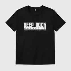 Мужская футболка хлопок Deep Rock Galactic logotype