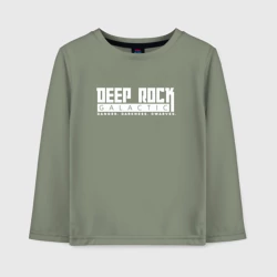 Детский лонгслив хлопок Deep Rock Galactic logotype
