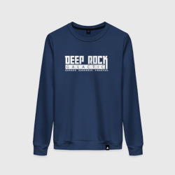 Женский свитшот хлопок Deep Rock Galactic logotype