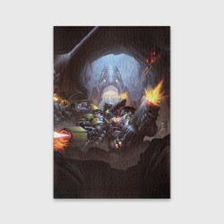 Обложка для паспорта матовая кожа Team Deep Rock Galactic